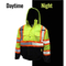 Security Clothing ANSI Class 3 High Visibility Bomber Safety Jacket Working Uniform