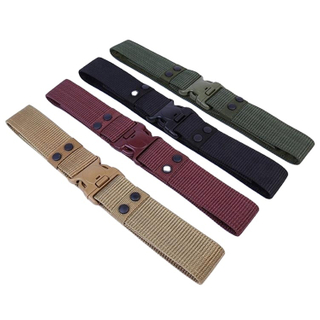 5.5cm Custom Buckle Nylon Canvas Military Style Uniform Tactical Belts