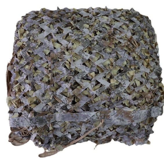 Waterproof Anti-Static Outdoor Camouflage Net with Polyester Camoprinted Fabric for Hunting and Vichle Cover