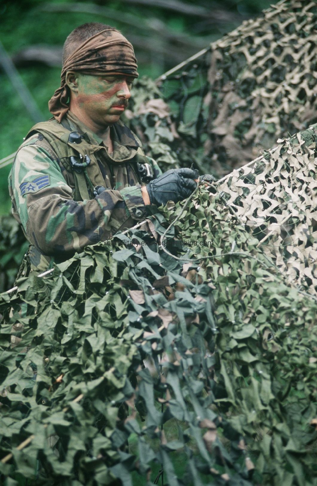 Durable Polyester Oxford Camo Shade Net Camouflage Net