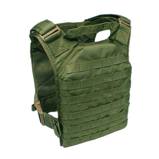 Nylon Outdoor Combat Training Molle Pouch Vest Green Plate Carrier