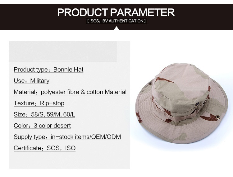 Foldable Design Men Bucket Cap Hat with String