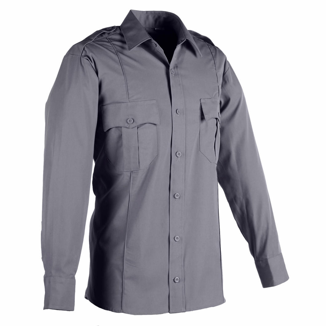 Long Sleeve Working Dress Mens Official Uniform Shirts