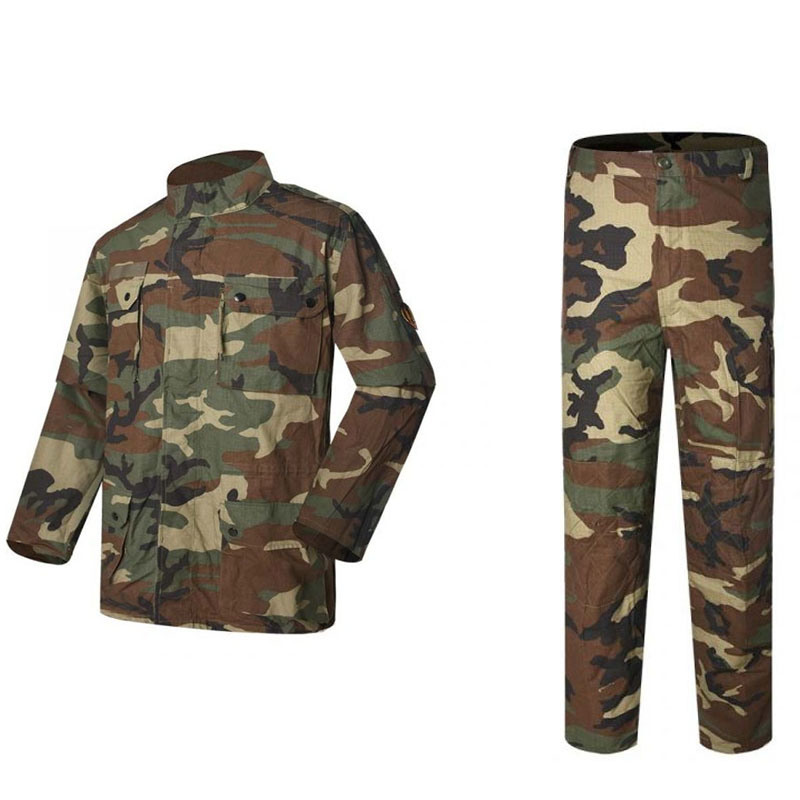 Custom Combat Clothing Acu Woodland Camouflage Rip-Stop Military Style Uniforms