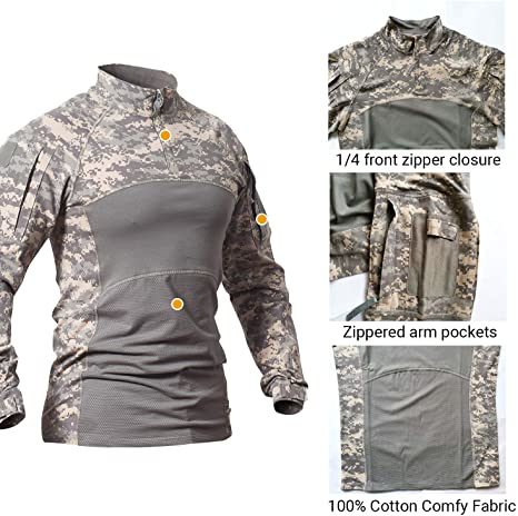 Men Combat Marine Special Troops Camouflage Military Style Uniform Outdoor Tactical Frog Sui