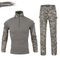 Comfortable Military Style Uniform Training Clothes Pants Combat Frog Suit Set