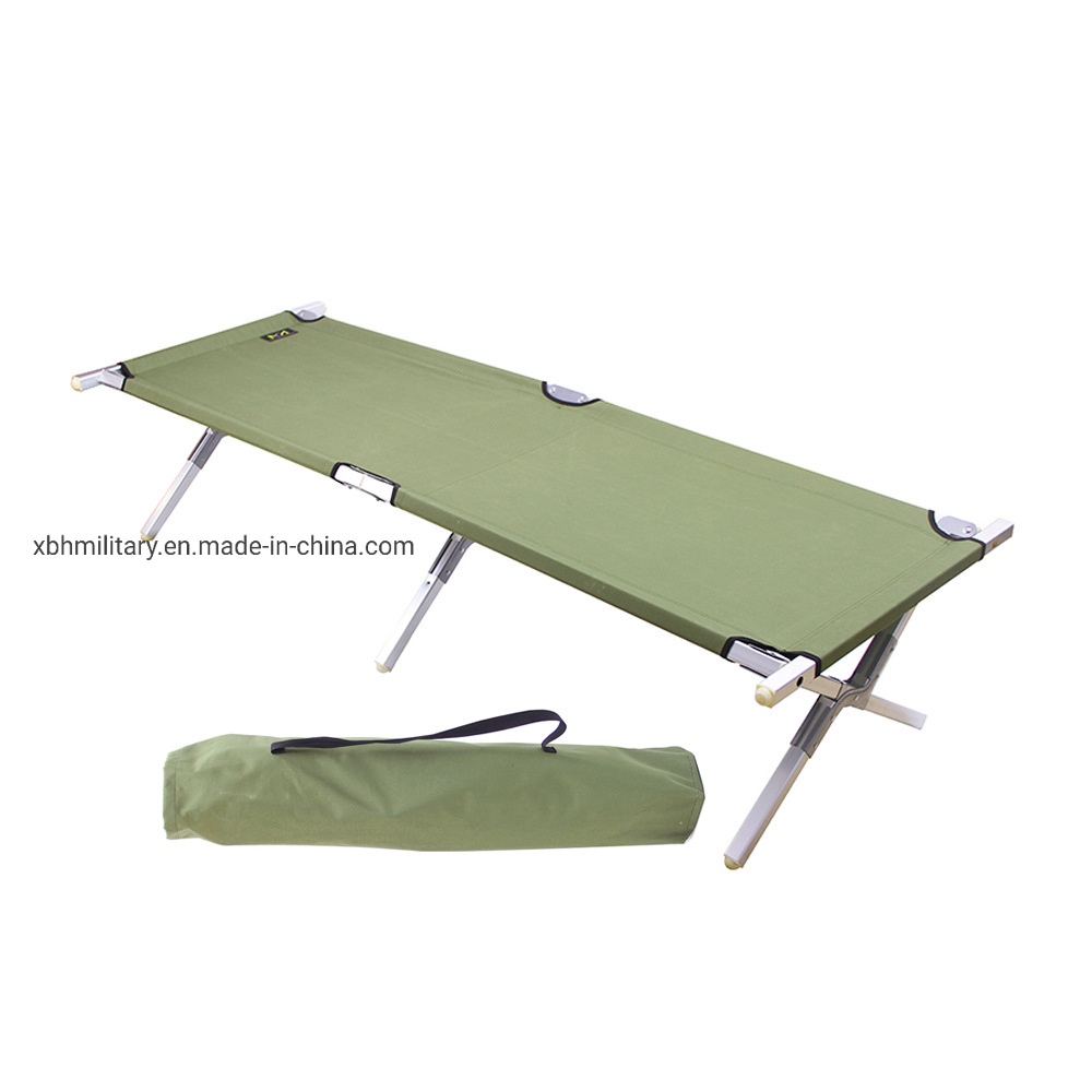 Factory Custom Outdoor Trip Folding Portable Camping Bed