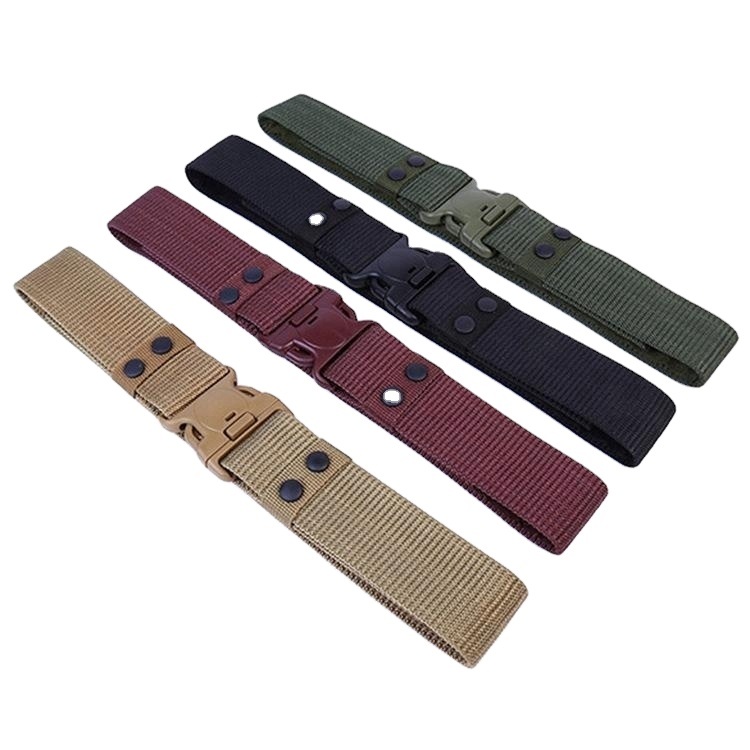 5.5cm Custom Buckle Nylon Canvas Military Style Uniform Tactical Belts