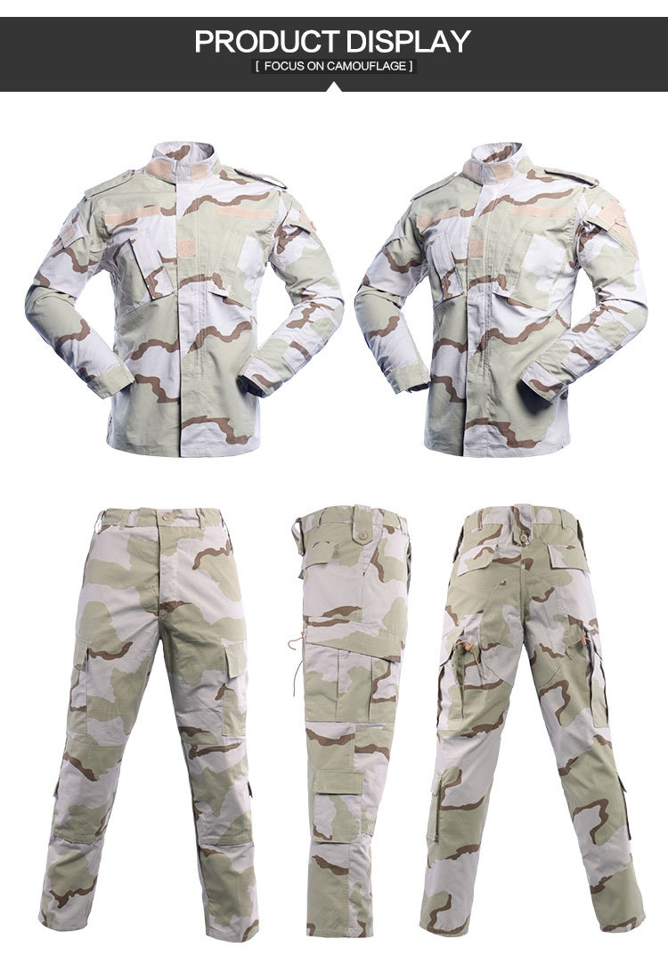 Military Style Jacket Camouflage Suit