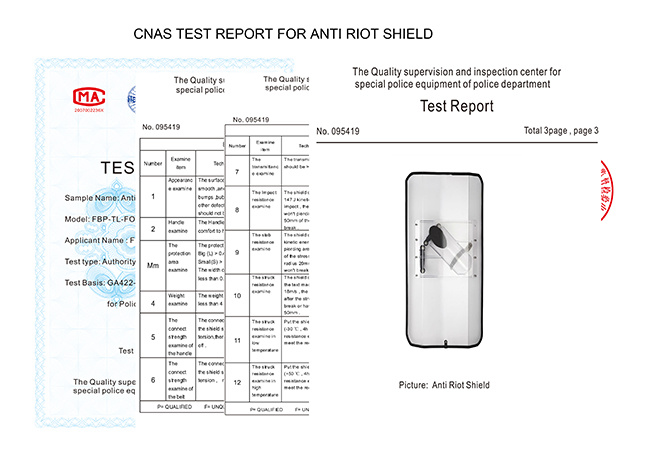 Rectangular UV Stabilized Polycarbonate Anti Riot Shield with 95% Transparency in Virgin ABS Material