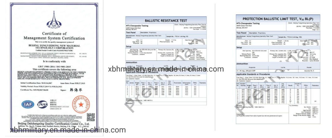 UHMWPE/Aramid Nij Iiia Buletproof Soft Amor Vest