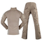 Universal Khaki Camouflage Military Style Tactical Suit