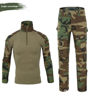 Comfortable Military Style Uniform Training Clothes Pants Combat Frog Suit Set