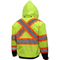 Security Clothing ANSI Class 3 High Visibility Bomber Safety Jacket Working Uniform