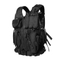 Custom Militarystyle Black Molle Tactical Mesh Vest with Magazine Pouch