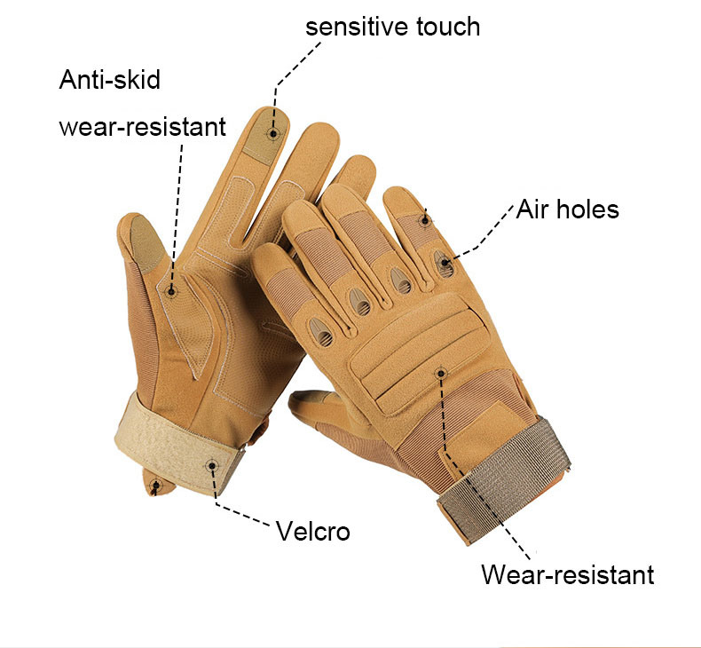 Outdoor Multifunction Tactical Gloves Waterproof and Cut Resistant