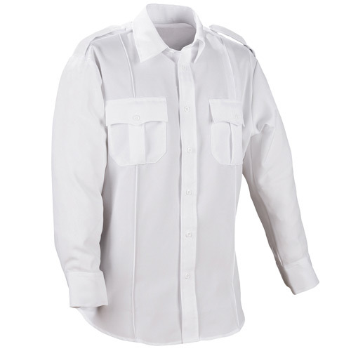 Long Sleeve Poly Cotton Military Style Shirt