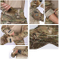 G3 Combat Clothing Suit Camouflage with Knee Pads for Men Tactical Hunting Uniform Set Paintball Gear