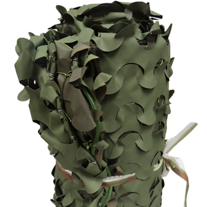 Military Style Two Sides Coating Camouflage Net with Aluminum Clips and Nylon Rope Fixed Flame Resistance Water Proof