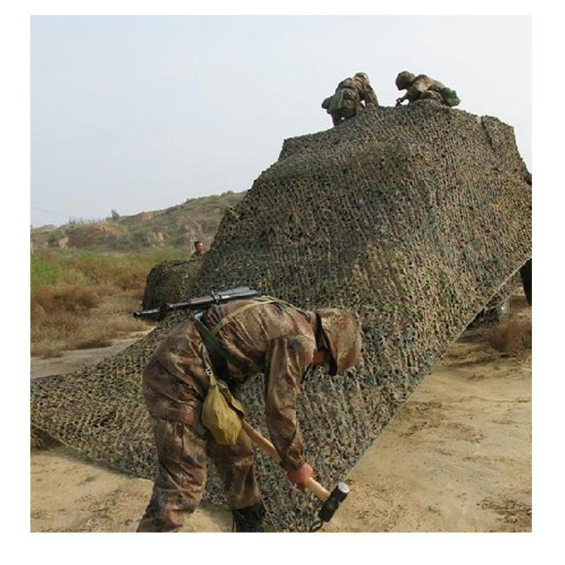 Military Style Tactical Camouflage Net with Heavy Mesh Fabric