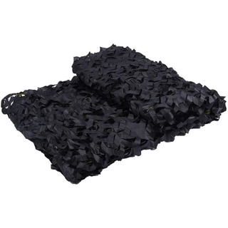 Black Camouflage Shadow Fabric Net Camouflage Netting for Decorate The Venue