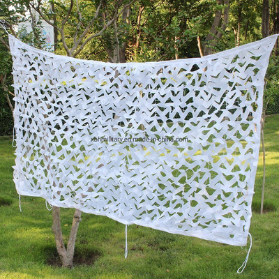 Anti Rot Anti Aging Lightweight White Camouflage Netting