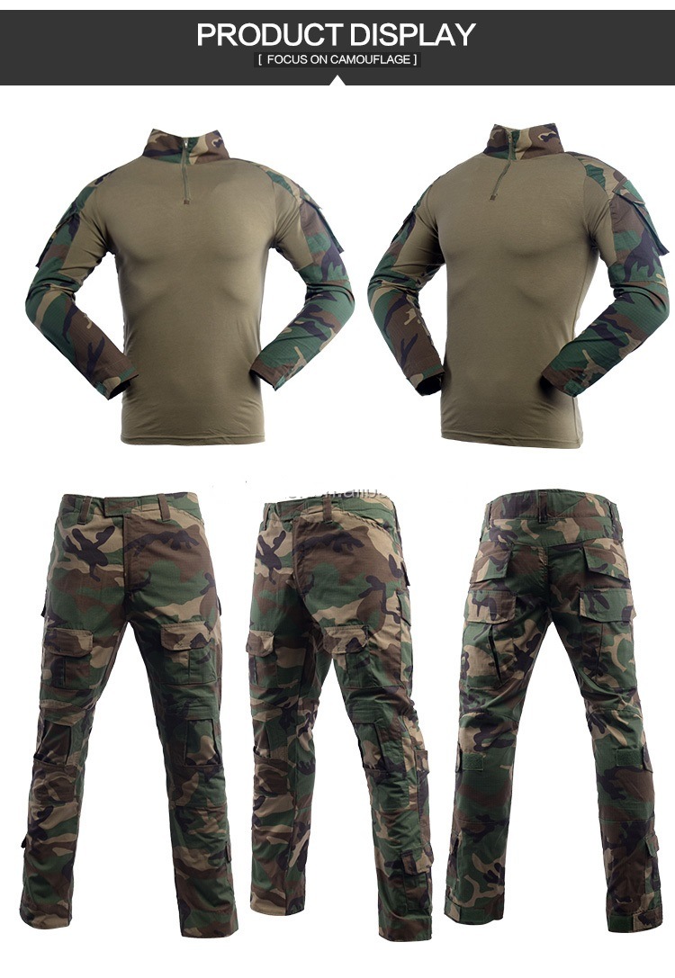 Outdoor Airsoft Military Style Uniform Men′s Combat Clothes Frog Suit