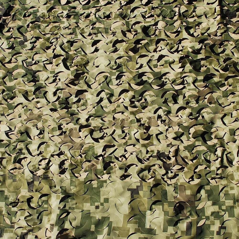 Military Style Tactical Camouflage Net with Heavy Mesh Fabric